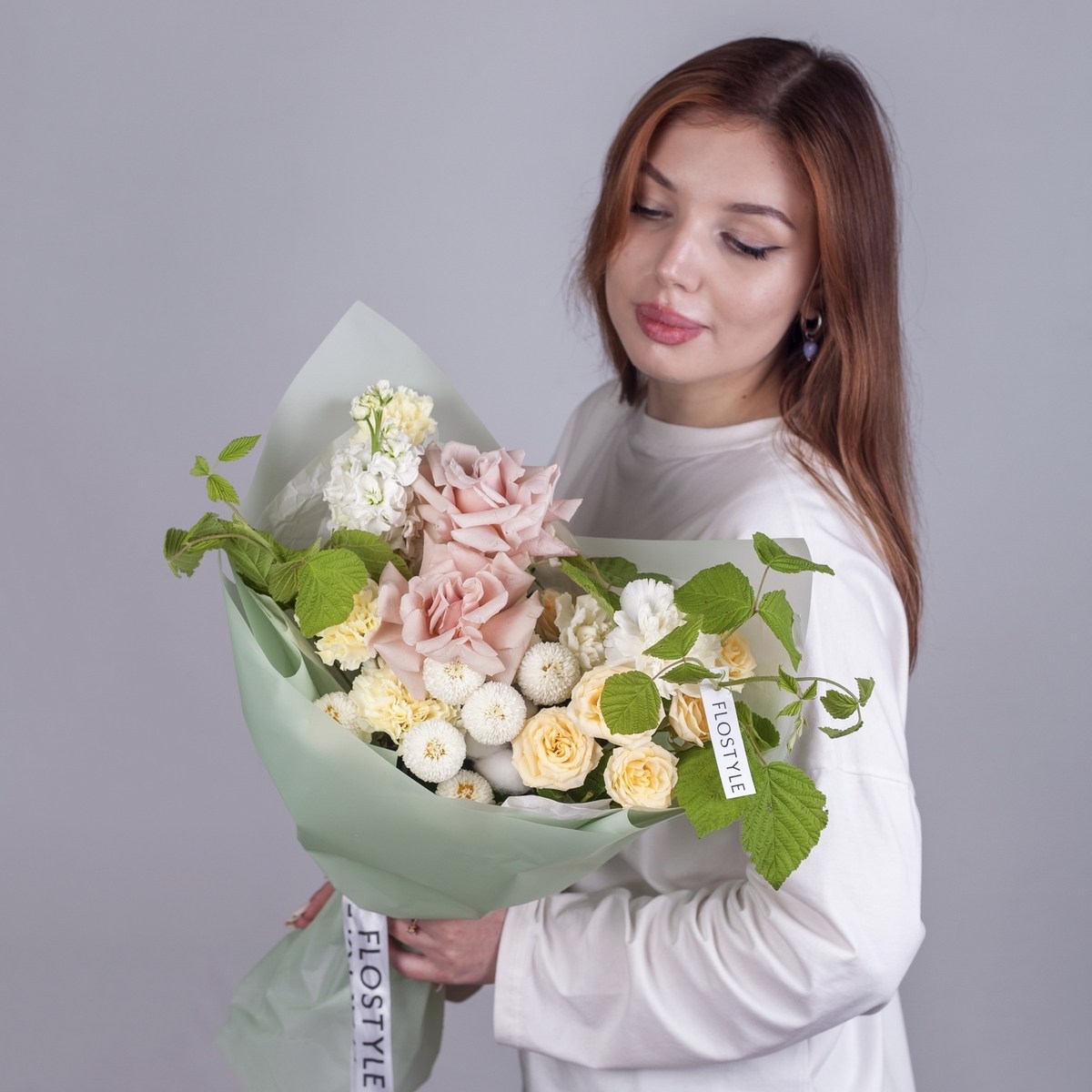 buket s francuzskoj rozoj 4